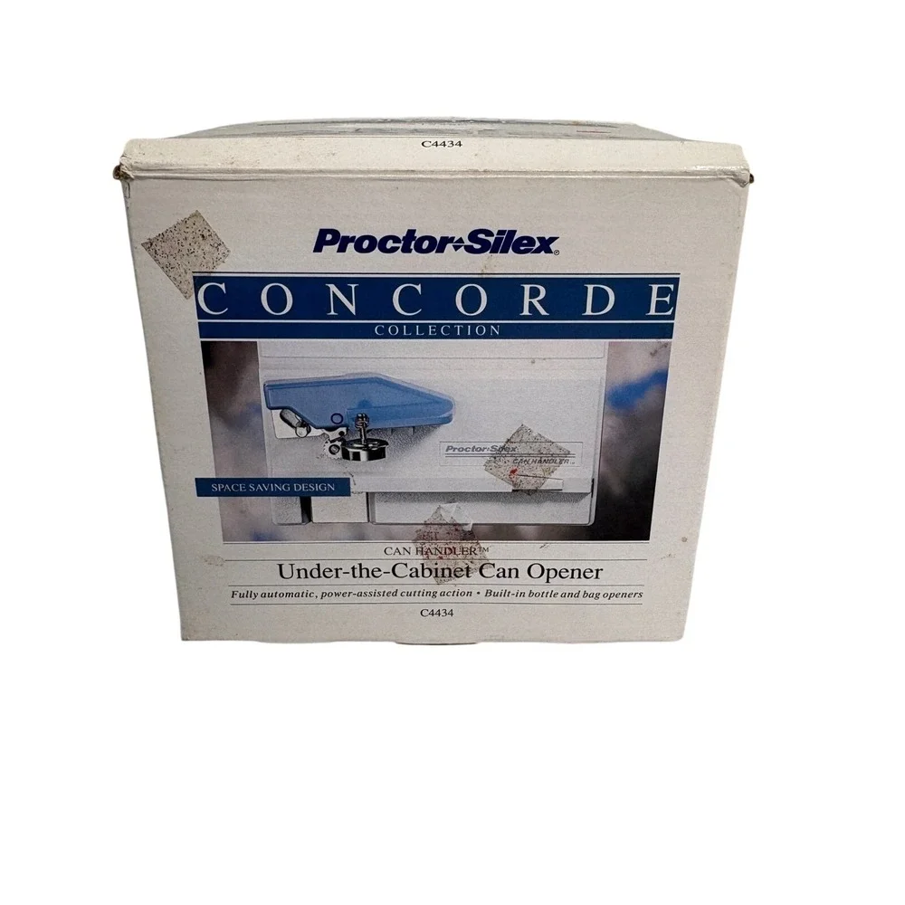 Proctor Silex Concorde Collection Under the Cabinet Can Opener‎ C4434 electric